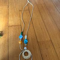 Collana lunga per donna con braccialetto