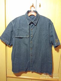 camicia uomo denim 
