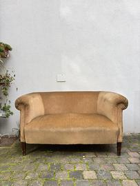 Divanetto Vintage 2 Posti in Velluto