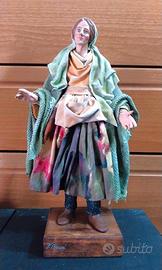 Coppia statuette artigianato leccese