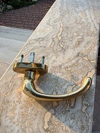 Maniglia finestra ottone