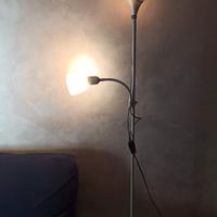 Lampada piantana 2 luci (una orientabile)