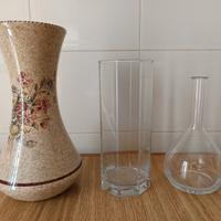 VASI IN VETRO E CERAMICA PER FIORI RECISI 