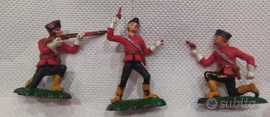 3 Soldatini della NARDI Giubbe Rosse canadesi in p