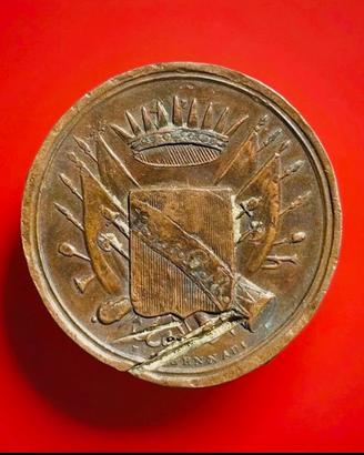 Stato pontificio Medaglia in bronzo SPQR del 1829.