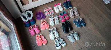 Lotto 16 scarpe neonata dal 20 al 22 