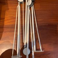 Gamba per tavolo con rotella