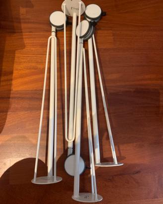 Gamba per tavolo con rotella