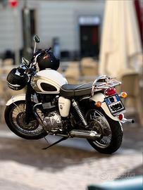 Triumph Bonneville T100 Fusion white / Aurum gold