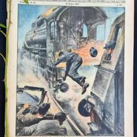 La Domenica del Corriere 15 giugno 1952 Pulcinella