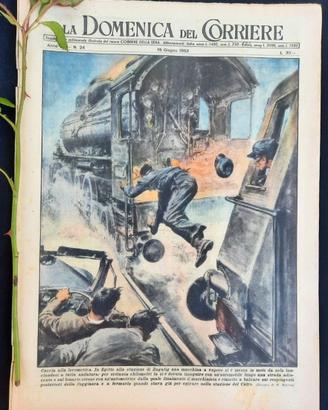 La Domenica del Corriere 15 giugno 1952 Pulcinella