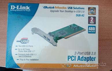 scheda USB 2 porte