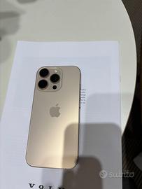 Iphone 16 PRO 256GB Titanio Sabbia con Garanzia