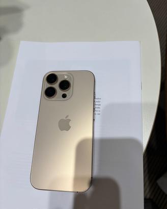 Iphone 16 PRO 256GB Titanio Sabbia con Garanzia