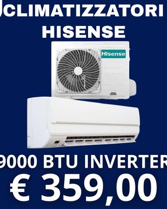 CLIMATIZZATORI  HISENSE 9000 BTU INVERTER