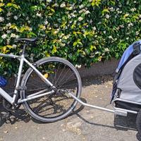 Carrellino bici per cane piccola e media taglia