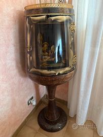 Mobile Bar Vintage a calice in legno specchi