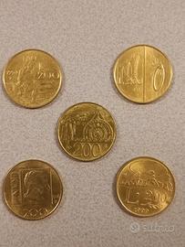 Lotto 200 Lire S. Marino-1989/1992/1993/1994/1996