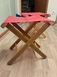 sgabelli pieghevoli campeggio 2 a 15 euro