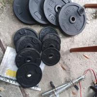 manubri pesi dischi 32 kg