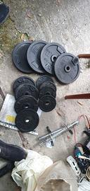 manubri pesi dischi 32 kg