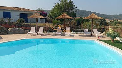 Ombrelloni in paglia per piscine