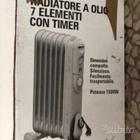 Radiatore a olio 7 elementi