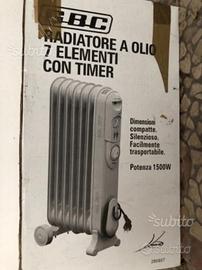 Radiatore a olio 7 elementi
