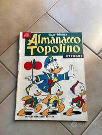 Almanacco Topolino ottobre 1957 Mondadori