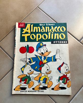 Almanacco Topolino ottobre 1957 Mondadori