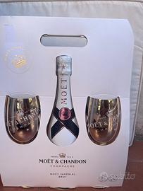Moet & Chandon Champagne Brut Rose Con Calici