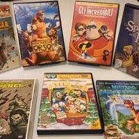 10 DVD  film cartoni animati/fantasy Disney e vari