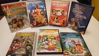 10 DVD  film cartoni animati/fantasy Disney e vari