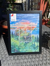 Quadro espositivo Carte pokemon  Victini Cornice