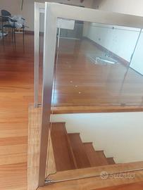 balaustra parapetto corrimano in vetro