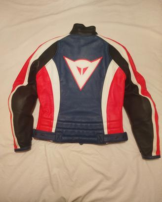 Giacca moto in pelle da donna Dainese taglia 42