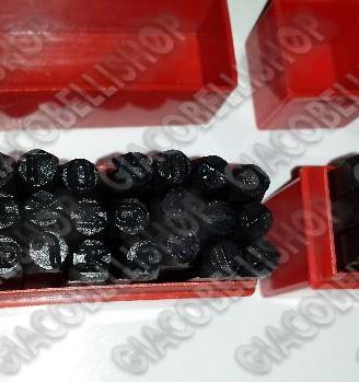 Punzoni alfanemerici -numeri e lettere da 2,5 a 10