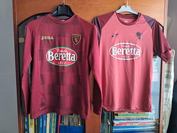 2 maglie magliette torino toro calcio beretta joma