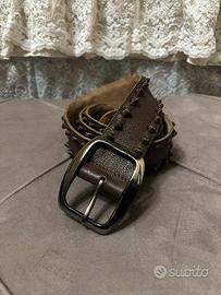 Cintura in vera pelle donna Tosca Blu