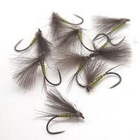 6 mosche secche artificiali pesca mosca