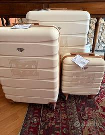 Set 3 Valigie Rigide Flight Knight in ABS Leggere