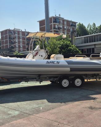 SACS 875 CON CABINA MOTORI SELVA 150 CARRELLABILE