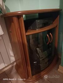 mobiletto porta TV , videoregistratore e stereo 