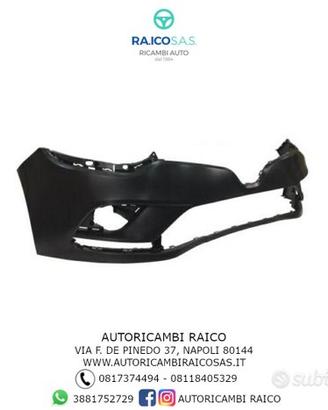 Paraurti Anteriore Renault Clio dal 2016 in poi