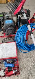 Motocompressore raccolta olive