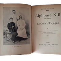 libro antico alphonse III et la cour d'Espagne 900