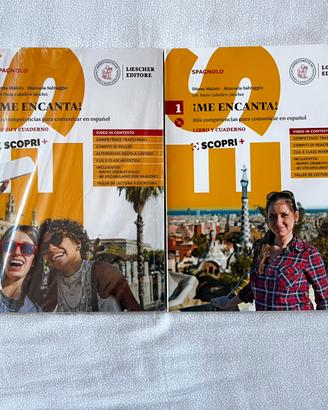 Libri di Spagnolo “¡Me Encanta!” Volume 1 e 2