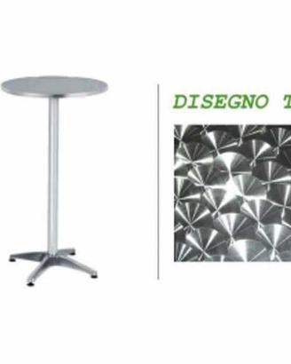 R60 A/H110 - Tavolo alto alluminio