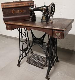 Antica macchina cucire Gritzner del 1908
