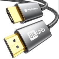 Cavo HDMI 2.1 Silkland 10 metri eARC 48Gbps nuovo